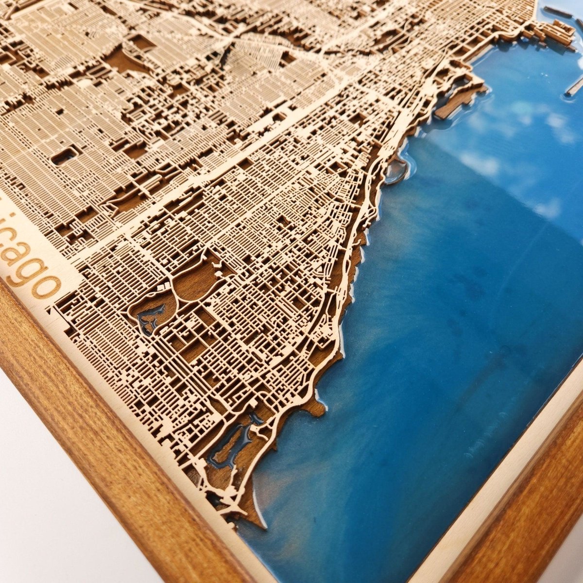 Wooden Map of Any City